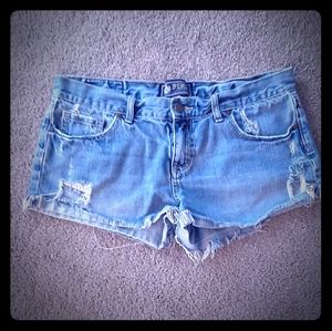 VS Pink Distressed Shorts